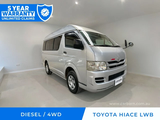 2008 Toyota HiAce High Roof LWB 4WD Diesel Auto, 5-Year Warranty!