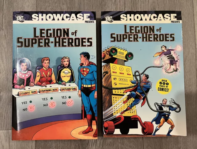 Showcase Presents Legion of Superheroes Vol. 1 & 2 DC Comics (Paperback)