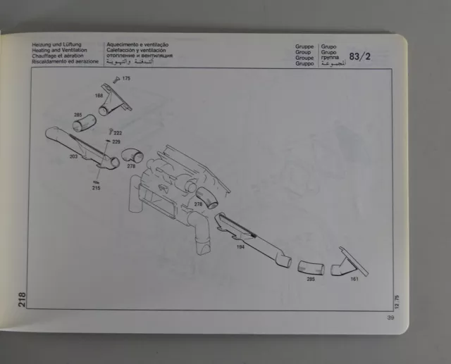 Catalogue Mercedes Benz Unimog Cabine Type 425 Support 1976, Édition A 3