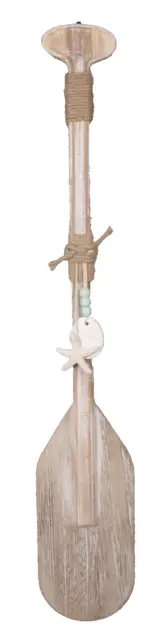 Dekohänger Paddel mit Seestern Ruder Wandhänger Länge 60cm maritime Wanddeko