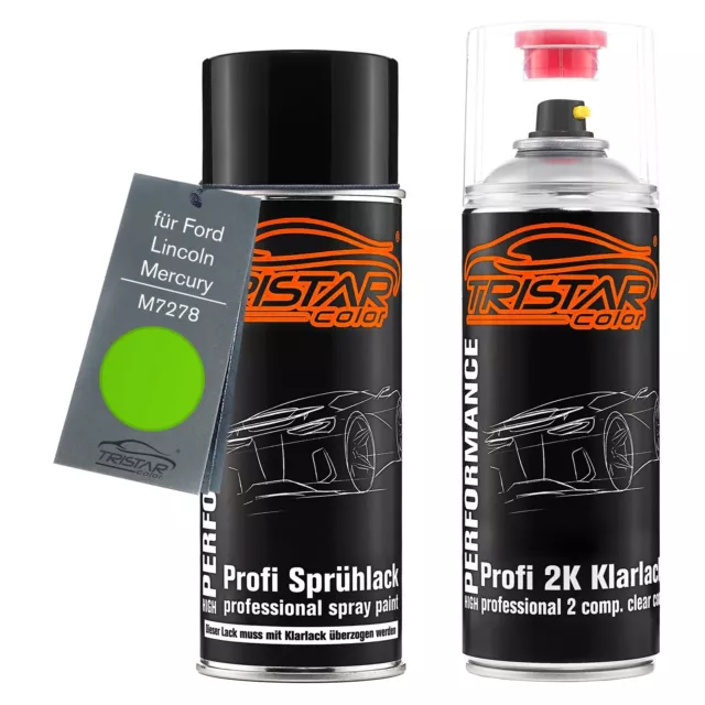 Autolack 2K Spraydosen Set für Ford Lincoln Mercury M7278 Green Envy Perl