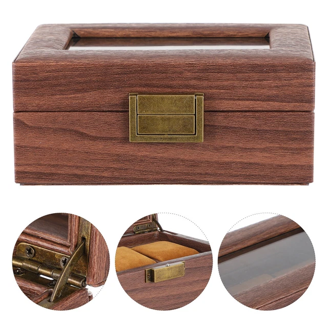 Étui à Montre En PU - Lot De 2 Boîtes élégantes Pour Homme Et Femme - Protection Anti-rayures, Rangement Voyage - 3