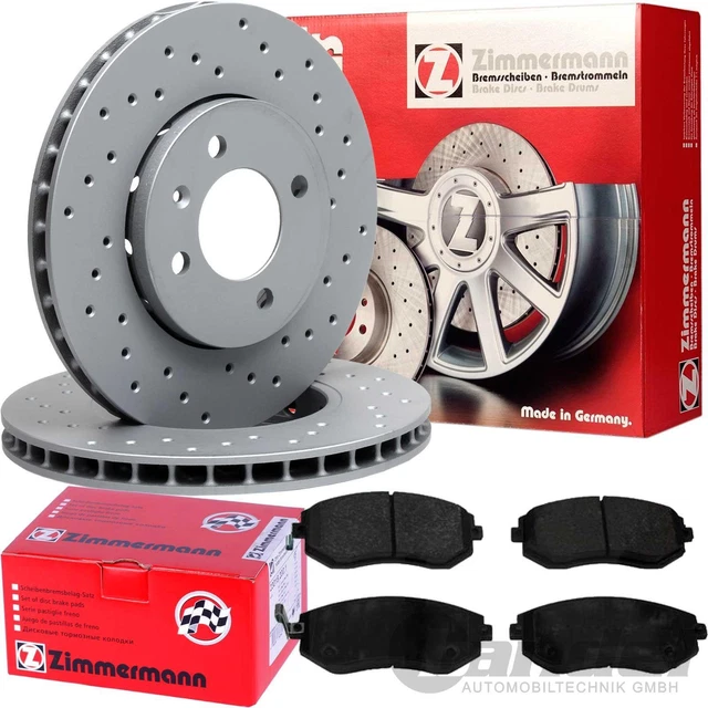 Zimmermann disco freno sportivo 293 mm + pastiglie anteriori adatti per Toyota GT 86