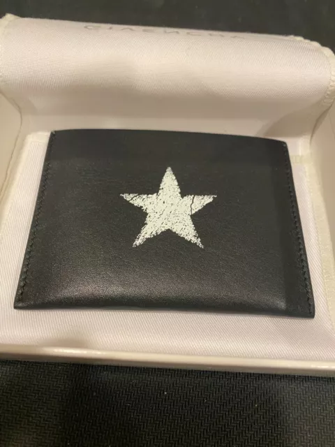 GIVENCHY Designer  Leather Card Holder STAR LOGO -Limited Edition