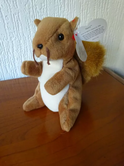 Ty - Beanie Baby - 'NUTS' - PERFECT with Original TAGS - SEE PHOTOS.