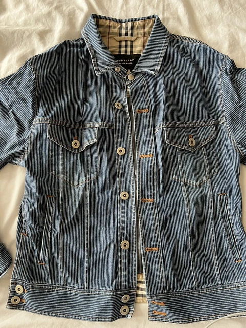 AUTENTICA GIACCA DOPPIA vintage Burberry Black Label taglia M da