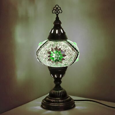Lampada da tavolo turca stile Tiffany vetro colorato marocchino mosaico lamp..