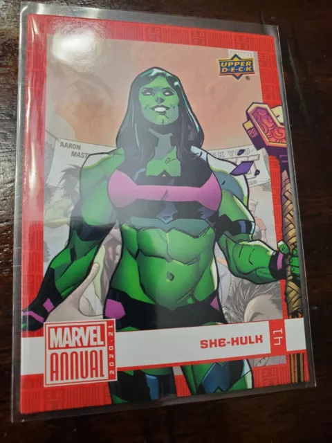 SHE-HULK / Marvel Annual 2020-21 (UD 2022) BASE Trading Card #41