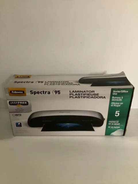 Fellowes 5738201 Spectra 95 Laminator Pouch Starter Kit Brand New Open Box