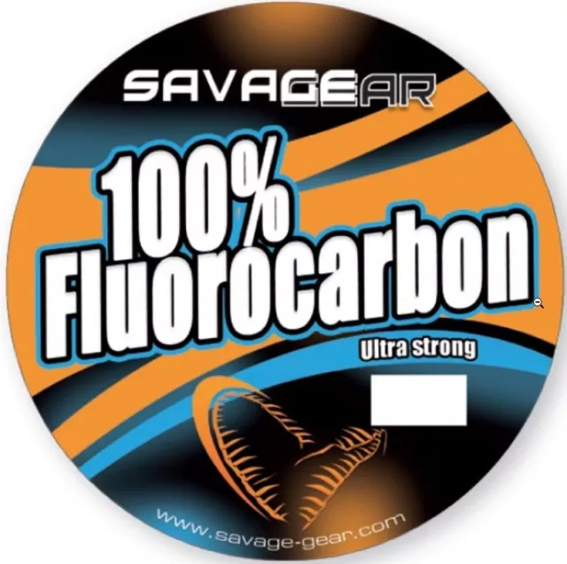 Savage Gear 100% Fluorocarbon Coarse Sea Pike Barbel Carp Catfish Fishing Line