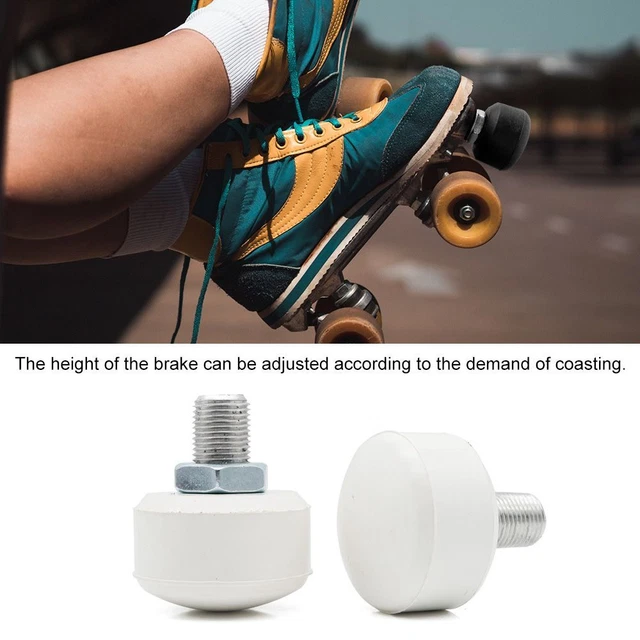 Adjustable Stops Plug Block Wheel Accessories Rubber Brake Skates Toe Stopper