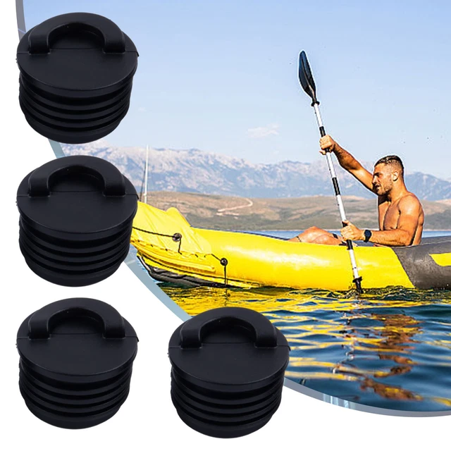 Lot De 4 Bouchons Universels Caoutchouc 35mm Pour Kayak Canoë Bateau