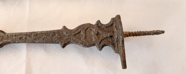 Antique Vintage Ornate Cast Iron Brass Plant Hanger Hooks Decorative (Lot of 3) 6