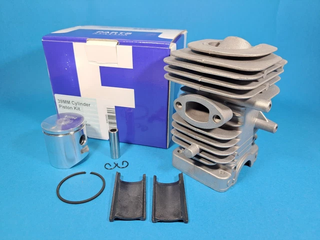 Kit Piston Cylindre 39mm Pour Tronçonneuse Husqvarna 235 236 240 - Complet Avec Joints, Roulements Et Bougie