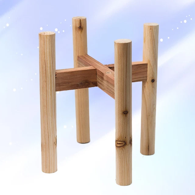 Stand en bois Century stand en bois rack en bois jardin extérieur pots 2