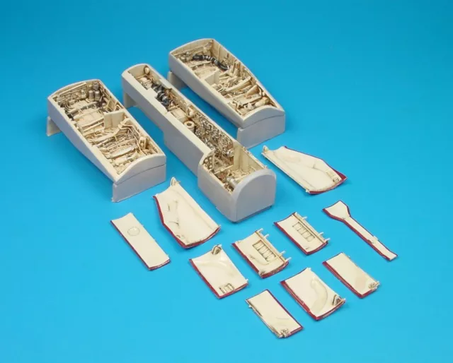 MW22 AIRES 4235 F/A-18 HORNET WHEEL BAYS for HASEGAWA 1/48