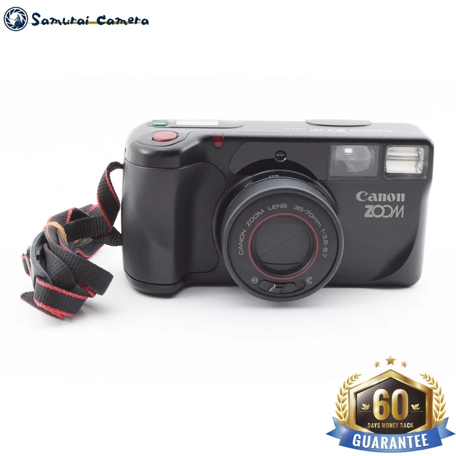 [Tested,Near Mint] Canon Autoboy ZOOM DATE Black Point & Shoot 35mm Film Camera