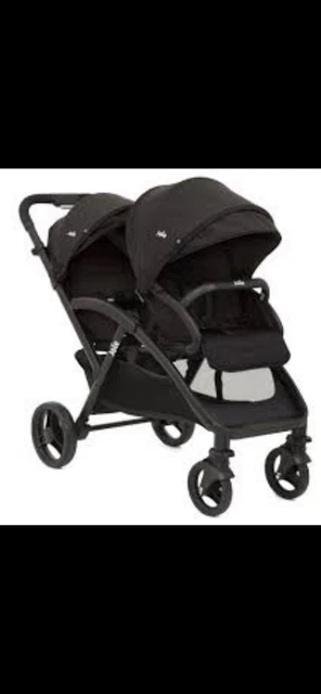 Cochecito de bebé Joie Evalite Duo doble tándem - incluyendo cubierta para lluvia.