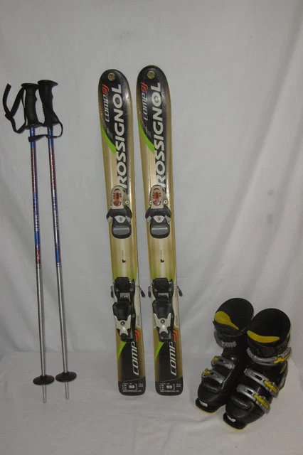 Rossignol " Comp " Ski Junior Allround Carver 93 Cm + Skischuhe Gr.: 33 Set