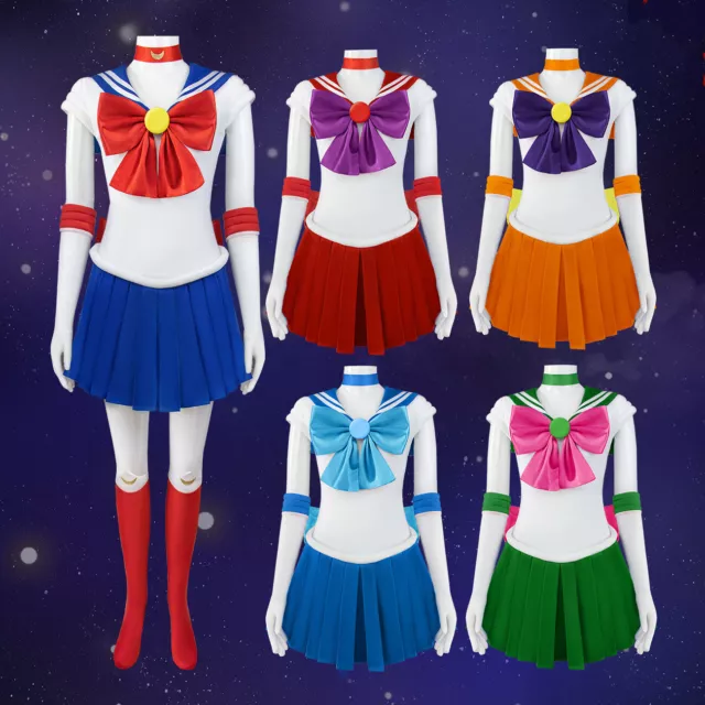 Carnival Anzug Sailor Moon Tsukino Usagi Cosplay Kostüm Uniform Kleid Outfit