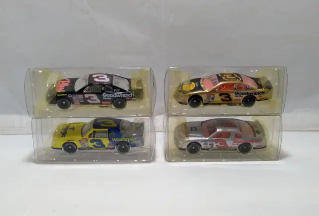 Dale Earnhardt #3 Silver Select Bass Pro Wrangler Goodwrench 1:64 - Lot of 4