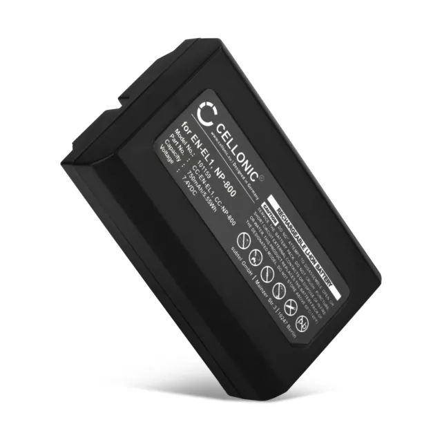 Batterie pour Nikon EN-EL1 Konica Minolta NP-800 750mAh