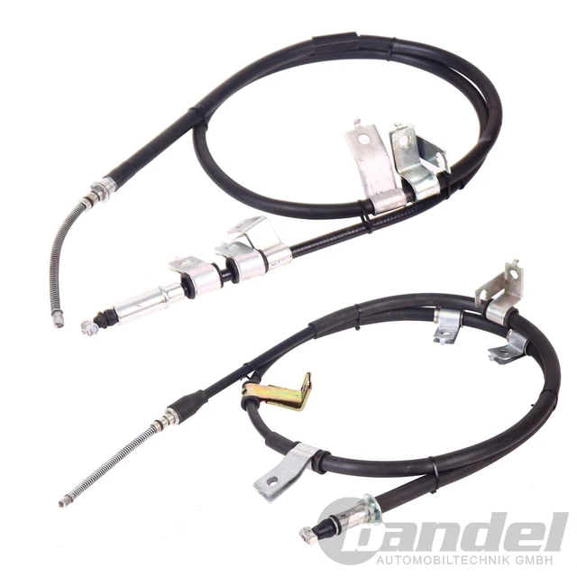 2x HANDBREMSSEIL HINTEN passend für HYUNDAI SANTA FE I SM mit SCHEIBENBREMSE