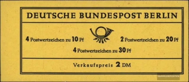 Berlin (West) MH5b (kompl.Ausg.) postfrisch 1966 Brandenburger Tor