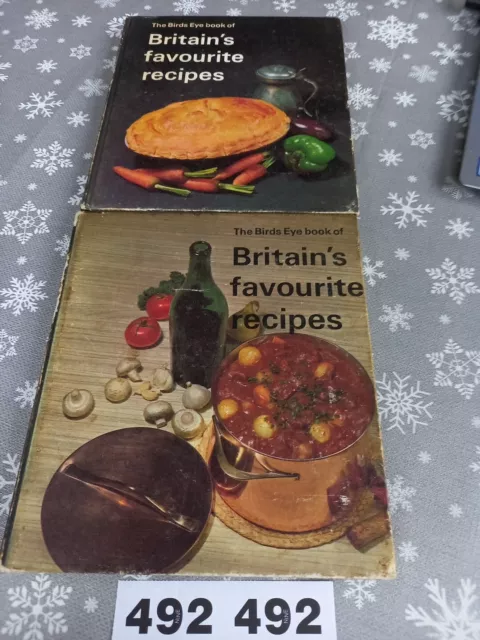 Birds Eye Book Of Britain Favourite Recipes Hardback Book 1 and Book 2