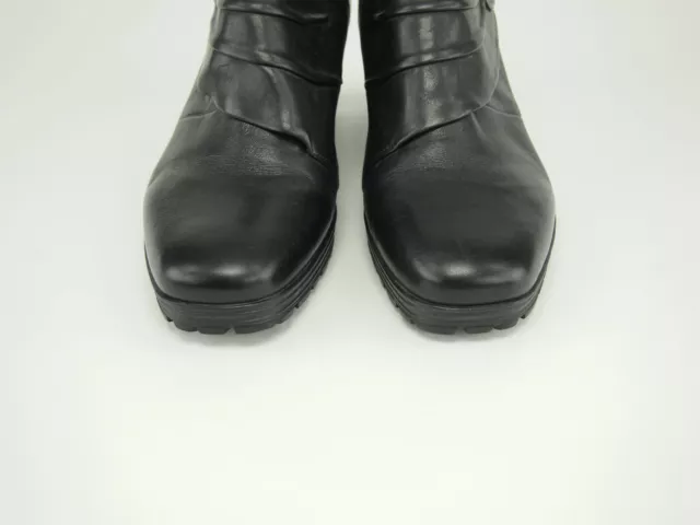 EARTH Dune black leather boots 11 !! 3