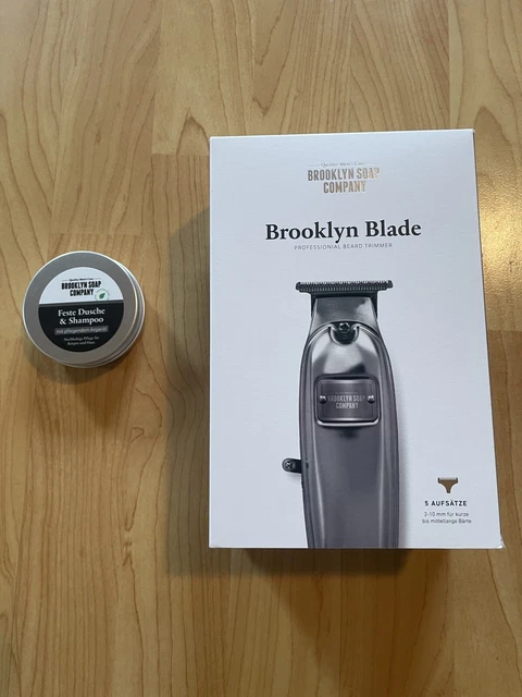 Brooklyn Blade Professioneller Bartschneider mit 5 Aufsätzen - Edelstahl