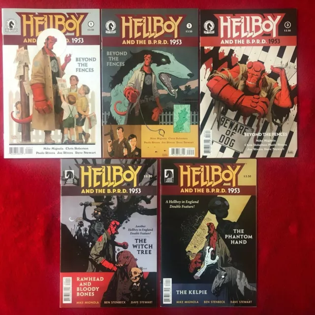 Hellboy And The B.p.r.d 1953 -  1 2 3 4 5   Set   -    Dark Horse