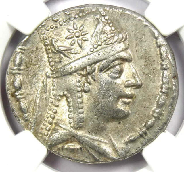 Tigranes II AR Tetradrachm Kings of Armenia Silver Coin 95-56 BC - NGC Choice XF