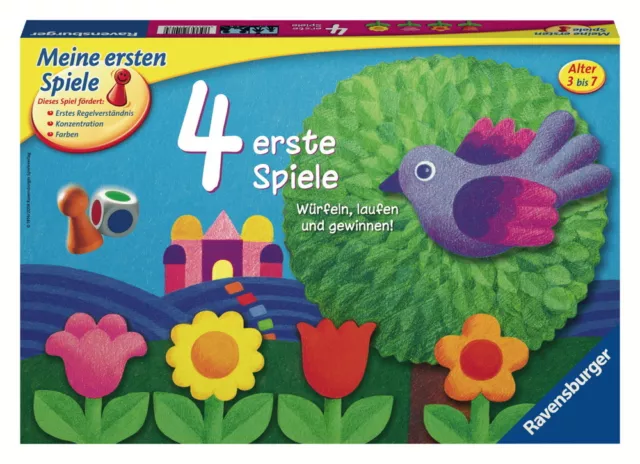 Ravensburger Meine ersten Spiele Farbwürfelspiel 4 erste Spiele 21417