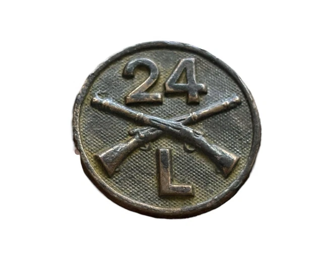 WWI SEGREGATED 24TH Infantry Regiment Buffalo Soldiers L Company ...