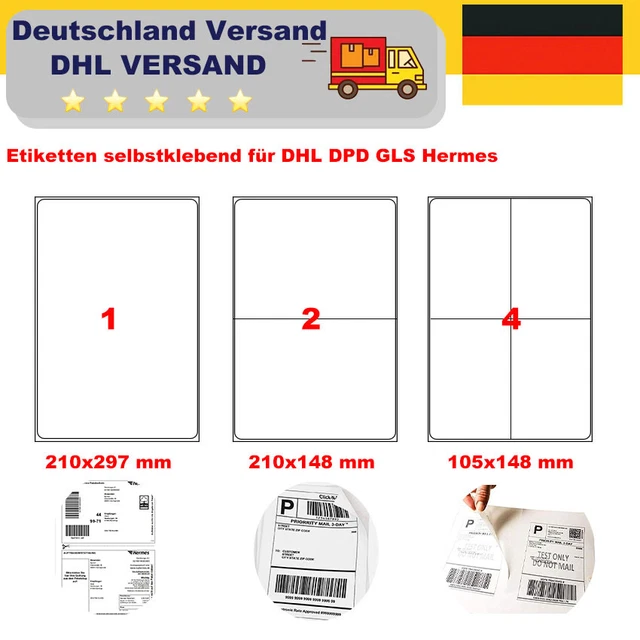 Avery Zweckform Etiketten 4780, 120 Stück, Absender (48,5x25,4 Mm