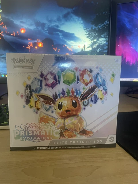 thumbnail image 2 of Pokemon TCG: Scarlet & Violet Prismatic Evolutions Elite Trainer Box (ETB) – Sealed 2 of 3