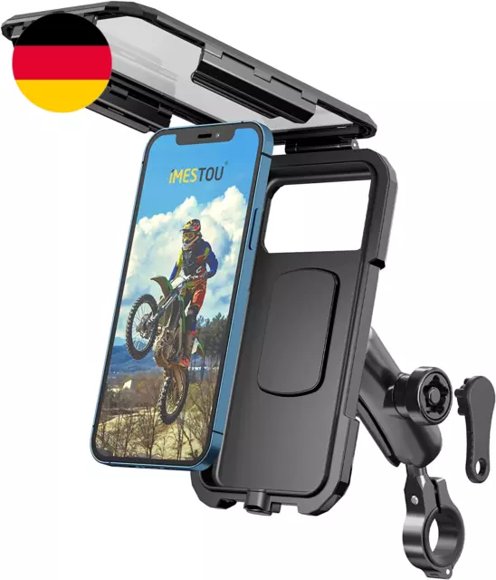 IMESTOU WASSERDICHTE MOTORRAD Telefon Halterung Fahrrad Telefonhalterung 1  Kuge EUR 59,87 - PicClick DE