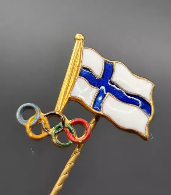 Olympics 1964 Innsbruck Finnland NOC pin Badge
