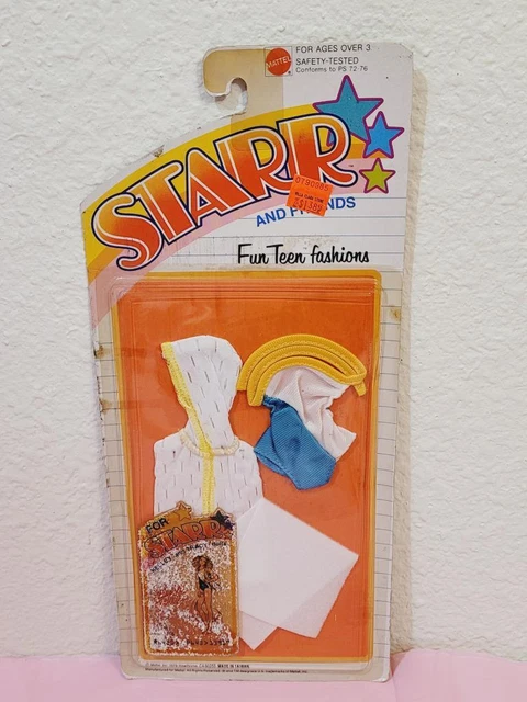 Mattel STARR AND FRIENDS 1979 Beach Party Fashion Outfit 1391 Kelley Tracy Dolls