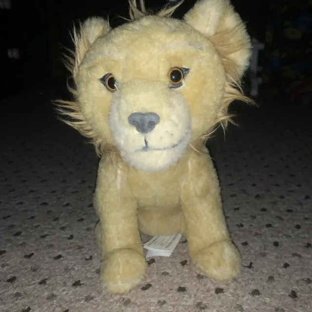 The Lion King Live Action Simba Plush Doll 9” Disney Movie Lion Cub Toy Talking