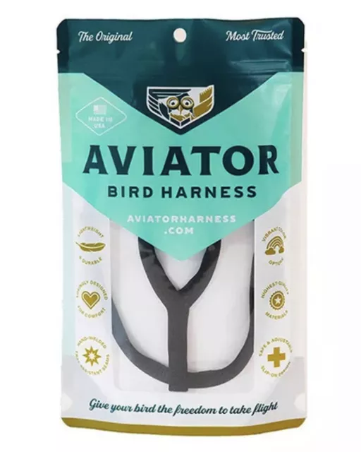 The Aviator Lightweight Escape proof Self-adjusting Bird Harness - Free Postage