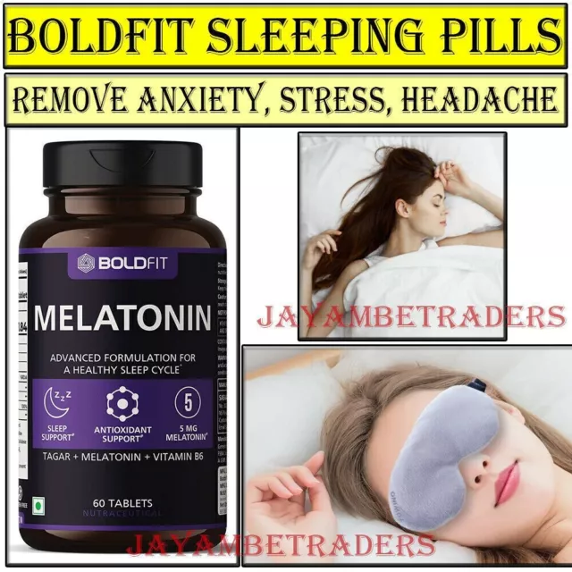 Deep Sleeping Aid Sleep 60 Tabs Reduce Stress Anxiety Insomnia Relax Calm pills