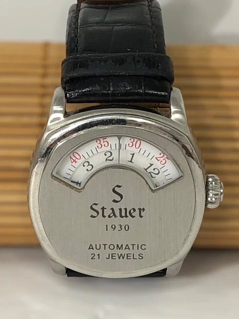 Montre Pour Homme Stauer Modèle 19793 - Occasion En Bon état, Bracelet Marron