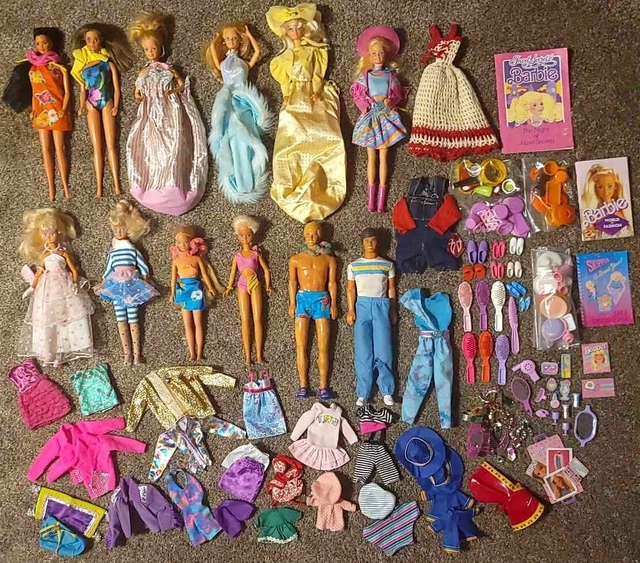 BARBIE VINTAGE Dolls, Clothes & Accessories LARGE LOT SALE 1980's