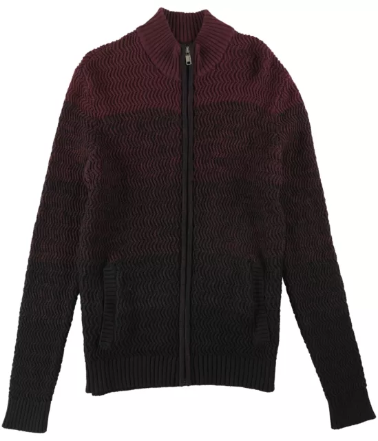 ALFANI MENS TEXTURED Ombre Cardigan Sweater $43.83 - PicClick