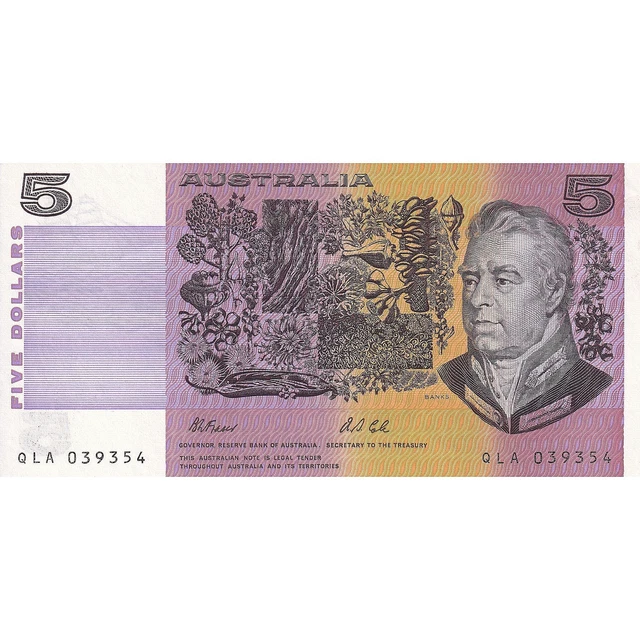 [#195795] Australie, 5 Dollars, 1991, KM:44g, NEUF