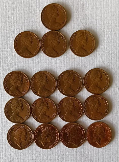 ⭐オーストラリアコイン　50セント　15枚セット　Australia　COIN 高級品市場 ⭐オーストラリアコイン 50セント 15枚セット