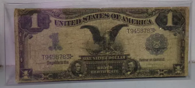 1899 $1 Black Eagle Silver Certificate Large Size Note