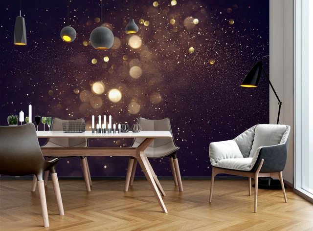 Papier Peint Autocollant 3D Starry Sky - Ciel étoilé - Adhésif Et Amovible - Neuf